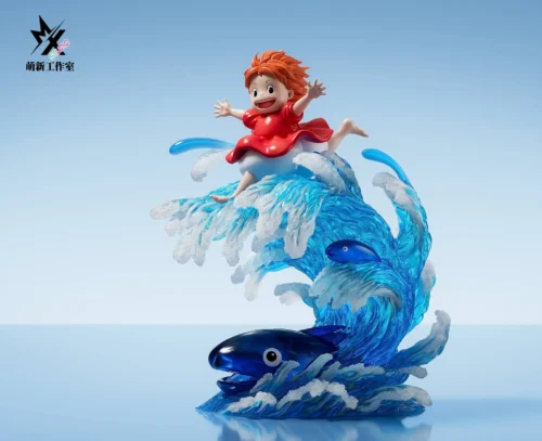 Ponyo with LED - Ponyo Resin Statue - MengXin Studio - Image 1