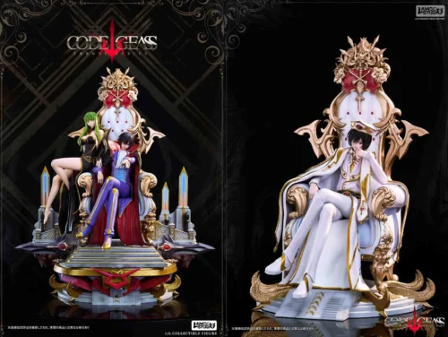 1/6 Scale Throne Series 001 Lelouch Lamperouge/ Lelouch vi Britannia & C.C. - Code Geass Resin Statue - lamzc Studio - Image 1
