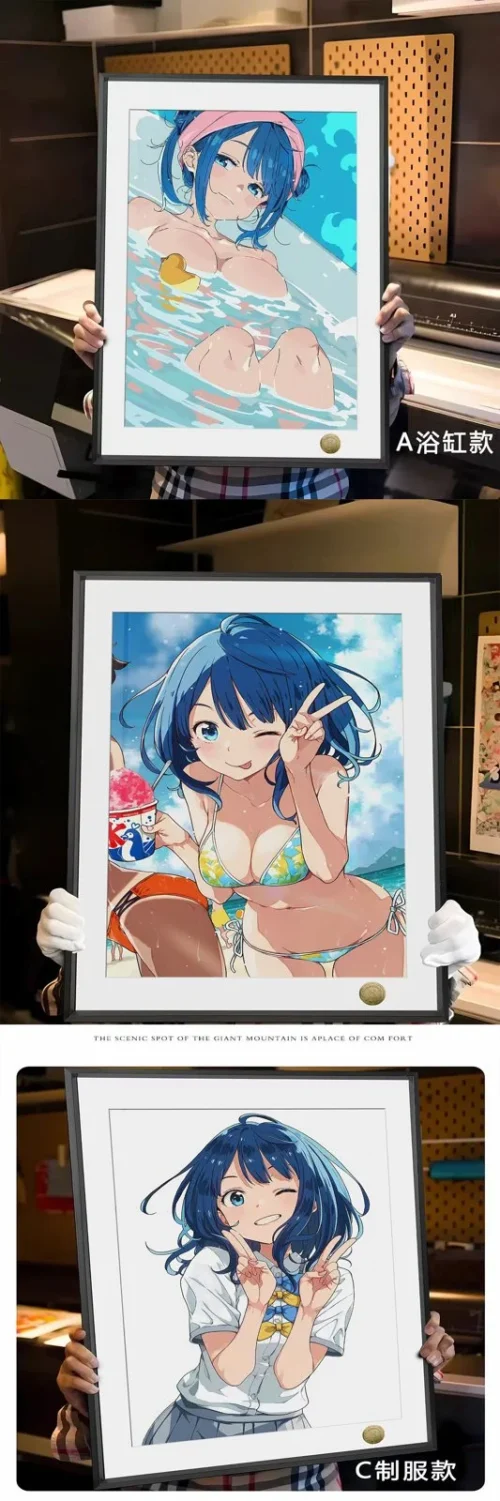 A3 & 4K Size Anna Yanami Decorative Painting - Too Many Losing Heroines! Decorative Painting - HuangGua Studio - Image 1