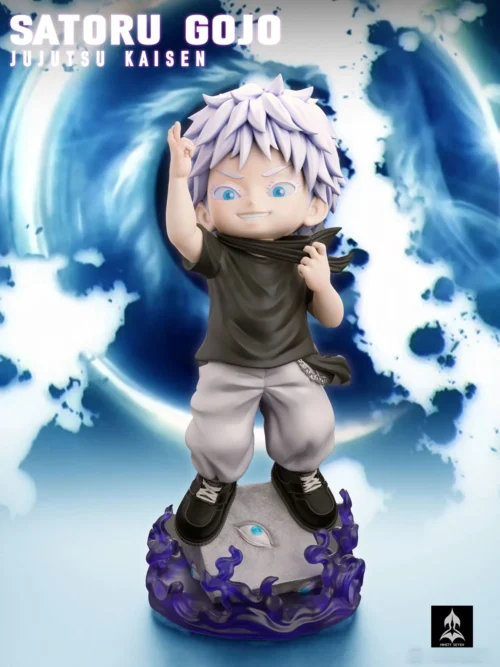 Chibi Ver. 002 Satoru Gojo & Ryomen Sukuna - Jujutsu Kaisen Resin Statue - NINETY SEVEN Studio - Image 2