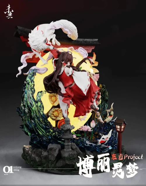1/6 Scale Reimu Hakurei with LED - Touhou Project Resin Statue - WeiYang Studio - Image 2
