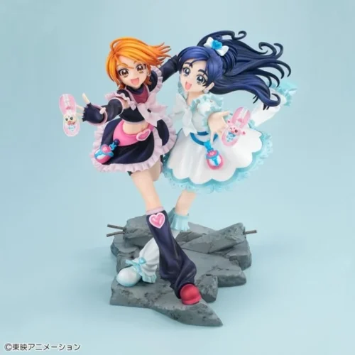 Lucrea Series Cure Black & Cure White - We Are Pretty Cure Official Statue - MegaHouse - Image 2