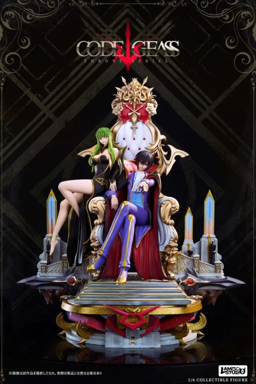 1/6 Scale Throne Series 001 Lelouch Lamperouge/ Lelouch vi Britannia & C.C. - Code Geass Resin Statue - lamzc Studio - Image 2
