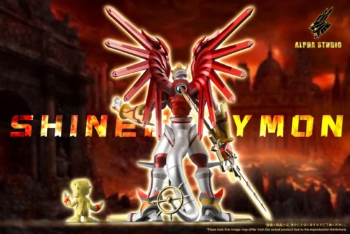 Shine Greymon & Savers Agumon - Digimon Statue - Alpha Studio - Image 2
