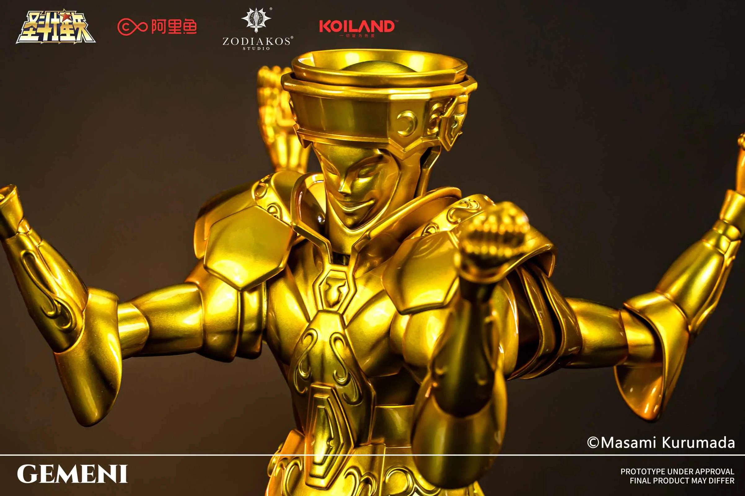 1/6 Scale Licensed Gemini Cloth - Saint Seiya Resin Statue - Zodiakos Studios - Image 3