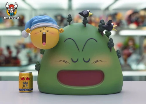 Penguin Village Portrait Series 004 Mountain & Sun - Dr. Slump Resin Statue - ZOR Studios - Image 1