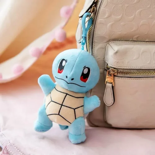 Licensed Squirtle Super Soft Short Plush Doll Charms - Free Shipping - Pokemon [In Stock] - Image 1