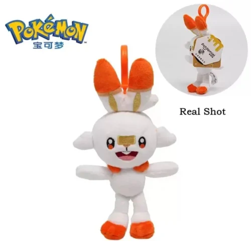 Licensed Scorbunny Super Soft Short Plush Doll Charms - Free Shipping - Pokemon [In Stock] - Image 2