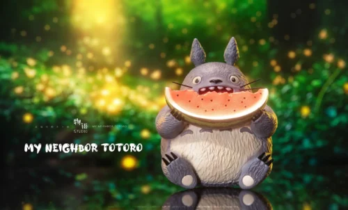 Totoro Eating Watermelon - My Neighbor Totoro Resin Statue - WuYu Studio - Image 2