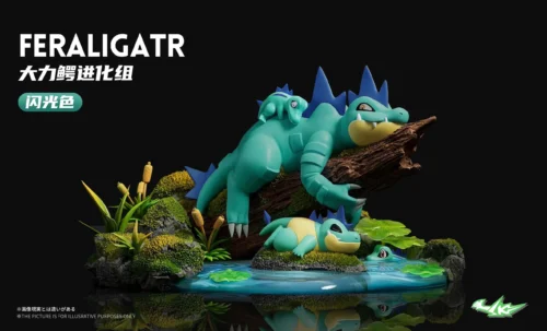 1/20 Scale World Zukan Evolution of Feraligatr Set - Pokemon Resin Statue - SK Studios [Pre-Order] - Image 2