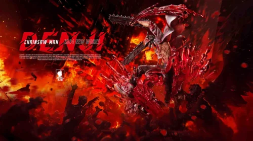 Rampage Denji with LED - Chainsaw Man Resin Statue - Big Feeler Studio - Image 1