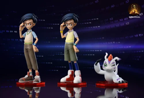 Megahouse Scale Kido Joe & Waving Gomamon - Digimon Resin Statue - MIMAN Studios - Image 1