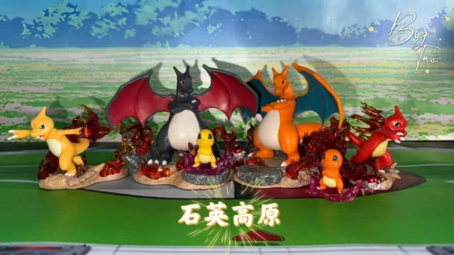 1/20 Scale World Zukan Evolution of Charizard Set - Pokemon Statue - ShiYingGaoYuan Studio - Image 1
