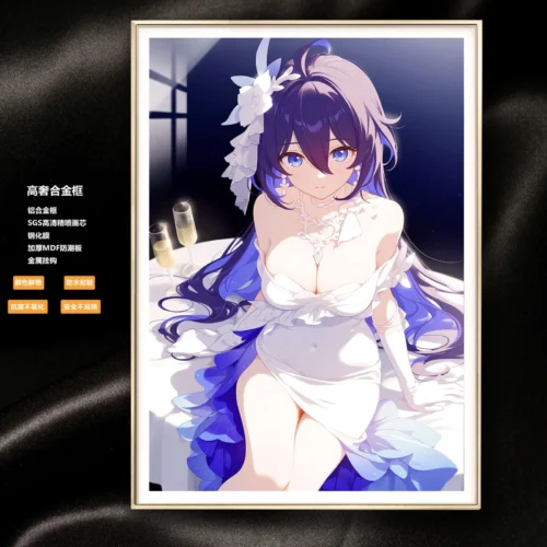 Dress Ver. Seele Vollerei Decorative Painting - Honkai Impact 3rd Archives Decorative Painting - AMaoHuaShe Studio - Image 1