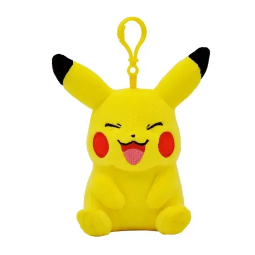 Licensed Crinkling Pikachu Super Soft Short Plush Doll Charms - Free Shipping - Pokemon [In Stock] - Image 2