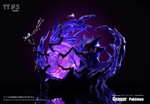 1/20 Scale World Zukan Shadow Ball Gengar with LED - Pokemon Resin Statue - YYDS Studios [In Stock] - Image 2