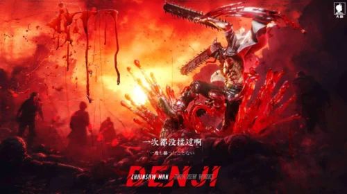 Rampage Denji with LED - Chainsaw Man Resin Statue - Big Feeler Studio - Image 2