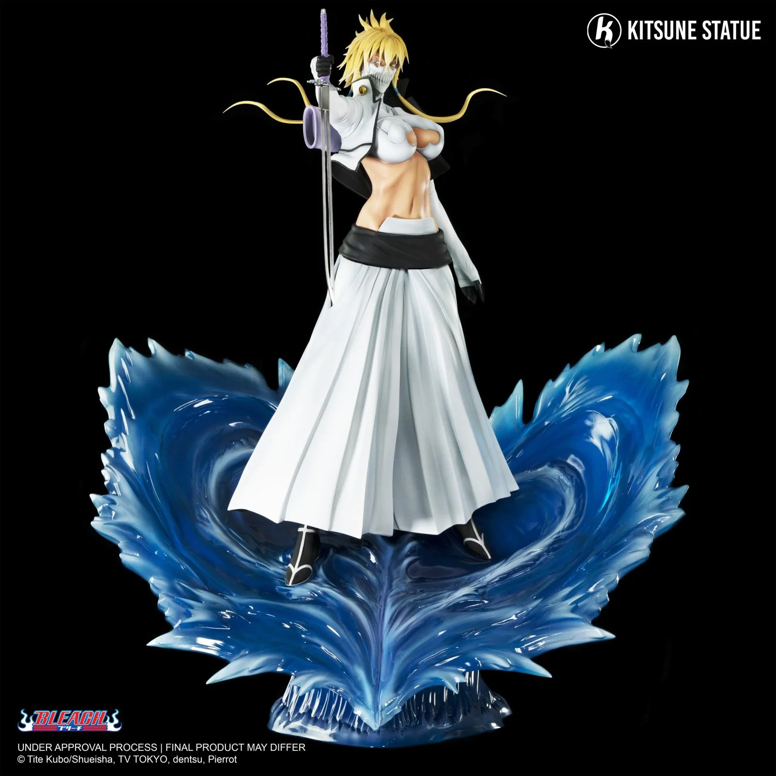 1/4 Scale Licensed Tres 3rd Espada Tier Harribel - Bleach Resin Statue - Kitsune Statue - Image 2