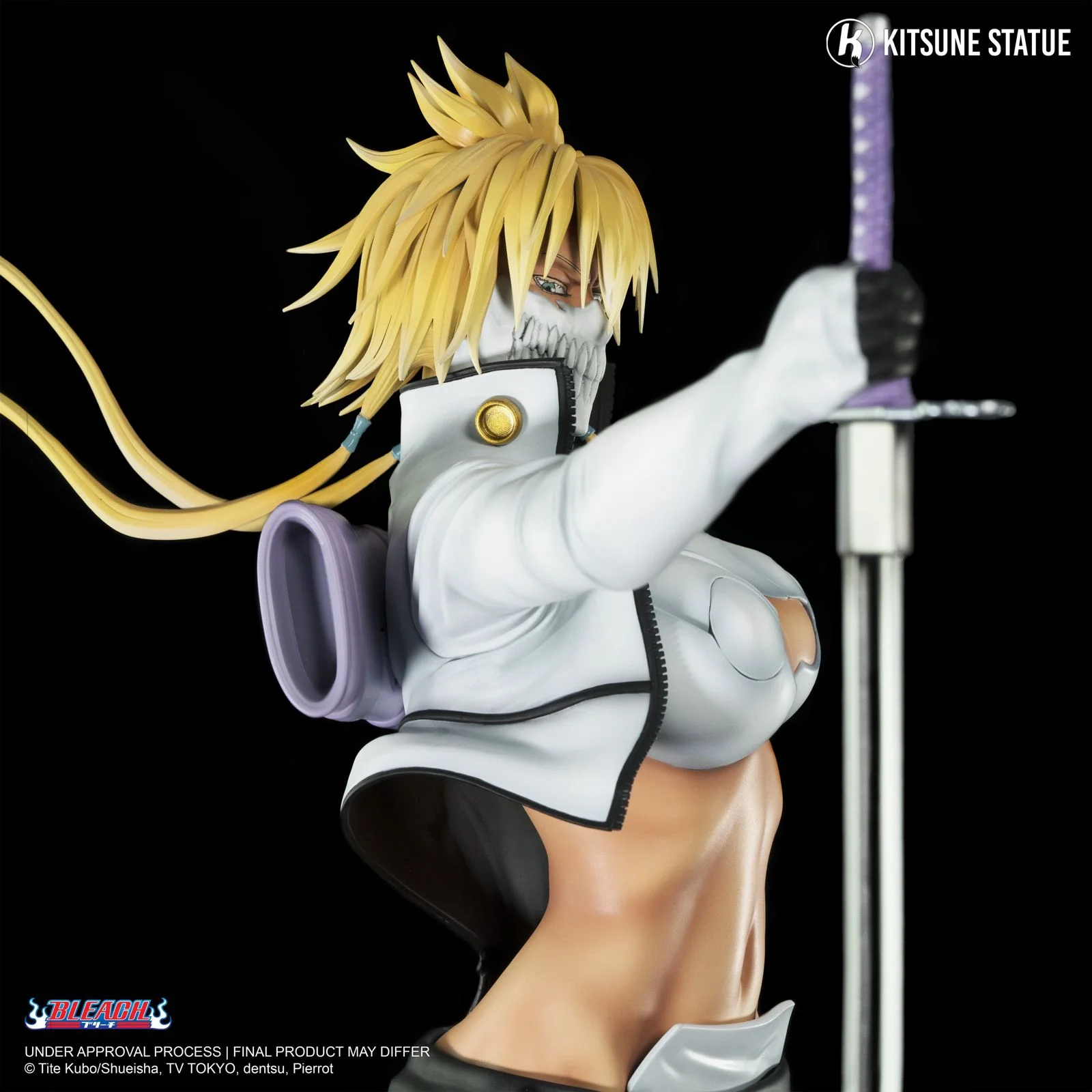 1/4 Scale Licensed Tres 3rd Espada Tier Harribel - Bleach Resin Statue - Kitsune Statue - Image 10