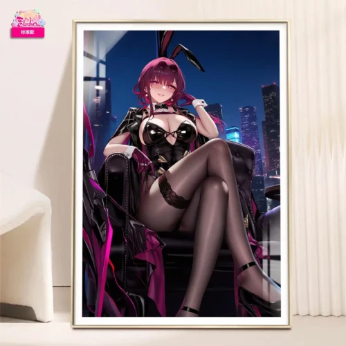 Bunny Girl Ver. Kafka Decorative Painting - Honkai: Star Rail Decorative Painting - AMaoHuaShe Studio - Image 1