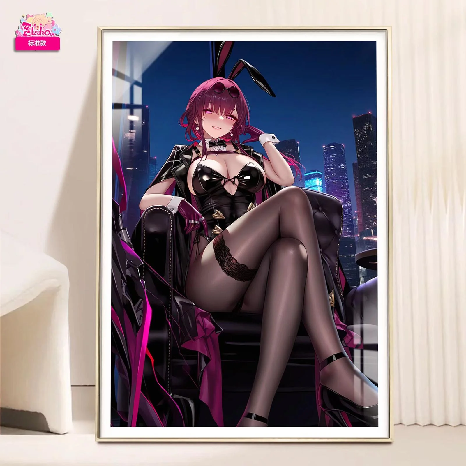 Bunny Girl Ver. Kafka Decorative Painting - Honkai: Star Rail Decorative Painting - AMaoHuaShe Studio - Image 1