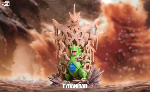 1/20 Scale World Zukan Desert King Tyranitar - Pokemon Statue - CM Studio - Image 1