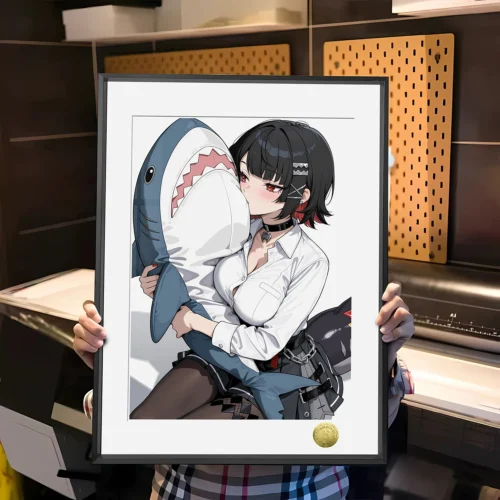 A3 & 4K Size Cutie Girl Ellen Joe Decorative Painting - Zenless Zone Zero Decoration Painting - HuangGua Studio