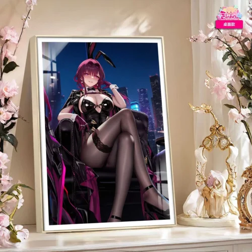 Bunny Girl Ver. Kafka Decorative Painting - Honkai: Star Rail Decorative Painting - AMaoHuaShe Studio - Image 2