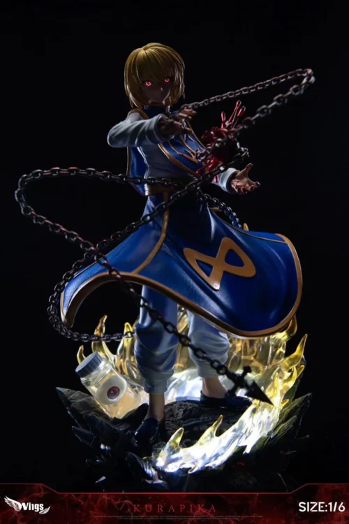 1/6 Scale Emperor Time Kurapika with LED - HUNTER X HUNTER Resin Statue - Wings Studio - Image 2