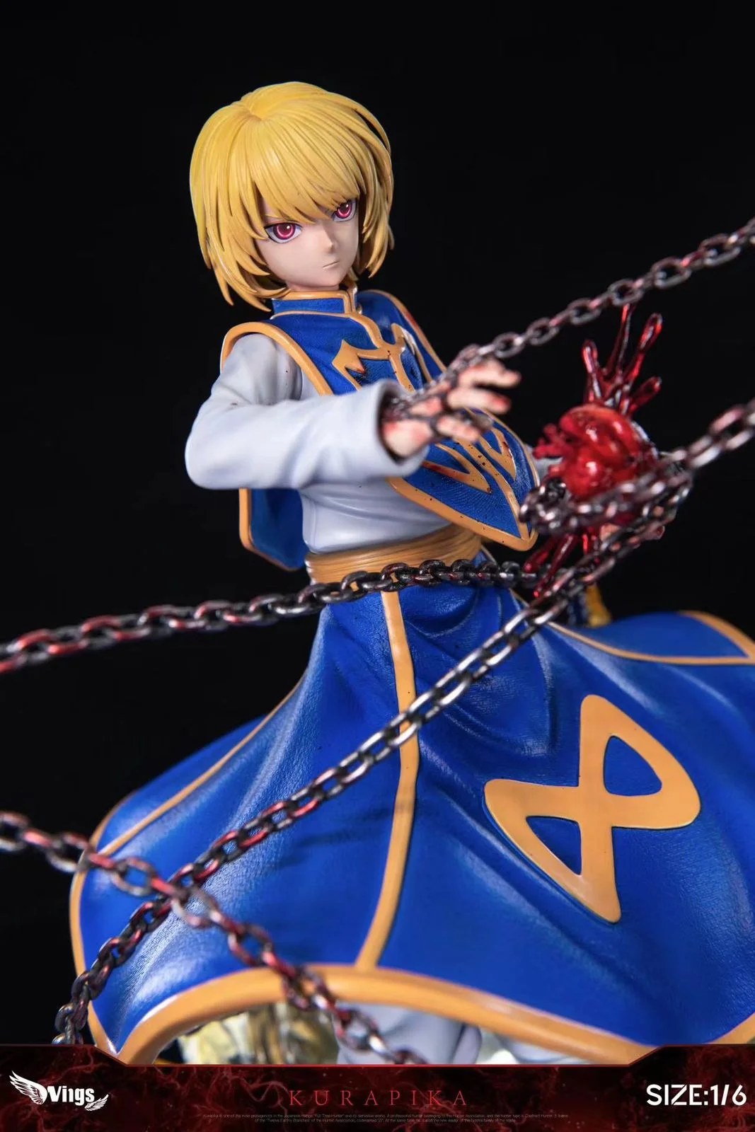 1/6 Scale Emperor Time Kurapika with LED - HUNTER X HUNTER Resin Statue - Wings Studio - Image 3
