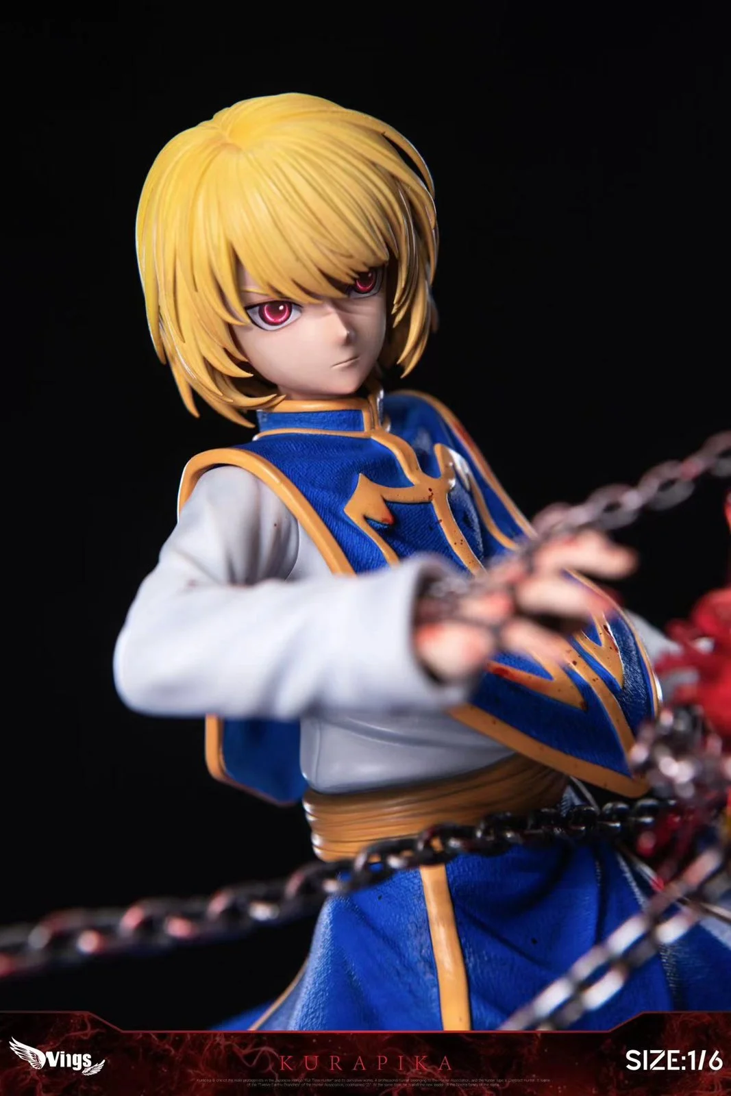 1/6 Scale Emperor Time Kurapika with LED - HUNTER X HUNTER Resin Statue - Wings Studio - Image 4