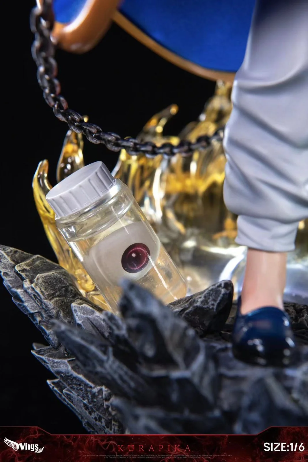 1/6 Scale Emperor Time Kurapika with LED - HUNTER X HUNTER Resin Statue - Wings Studio - Image 7