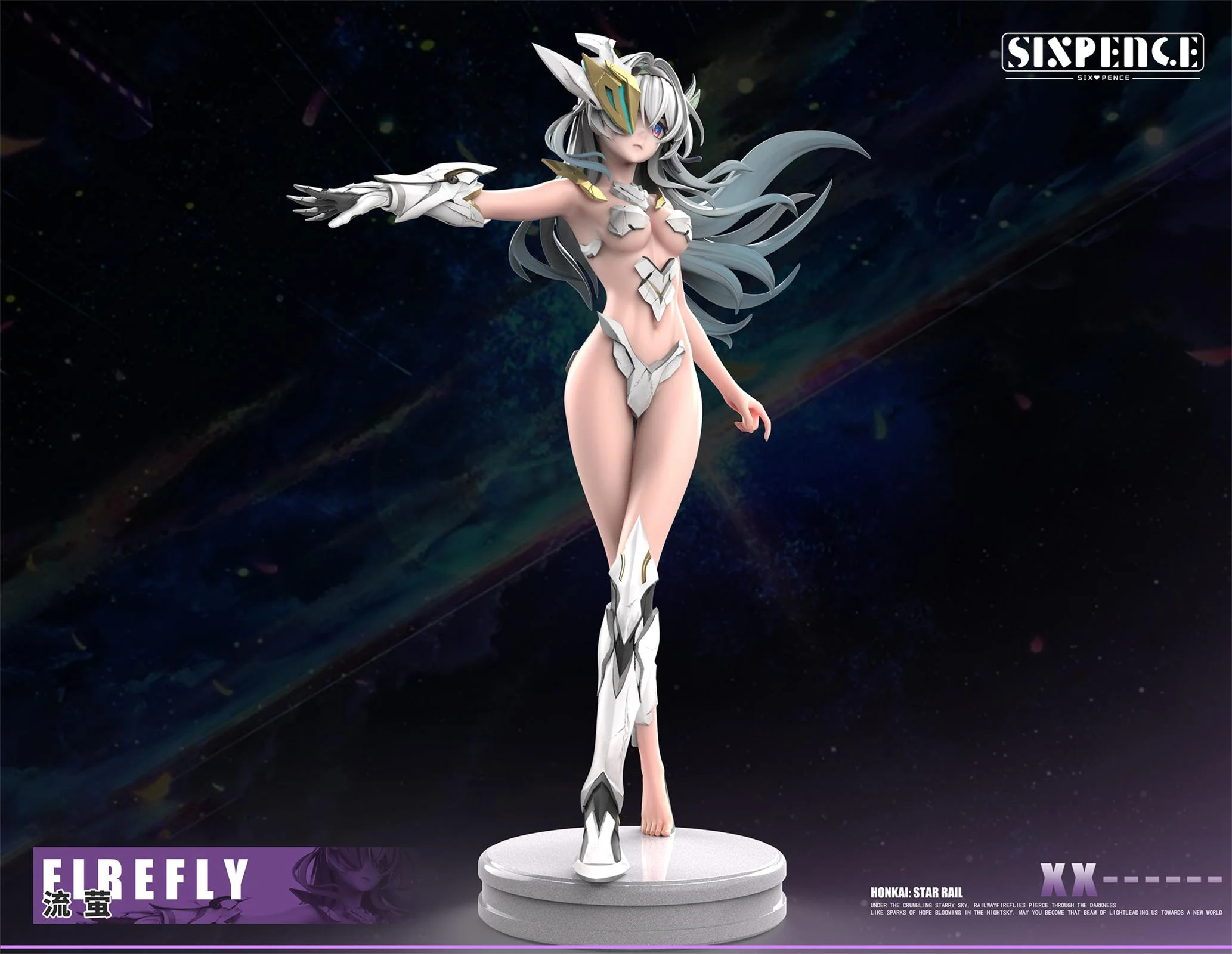 1/6 Scale Firefly - Honkai: Star Rail Resin Statue - Six Pence Studio - Image 7