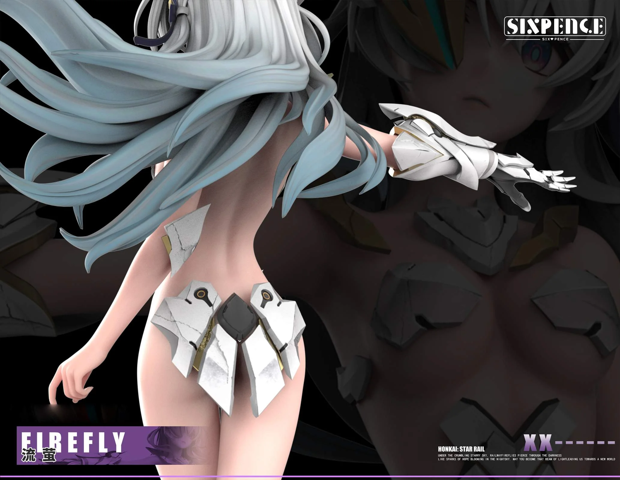 1/6 Scale Firefly - Honkai: Star Rail Resin Statue - Six Pence Studio - Image 10