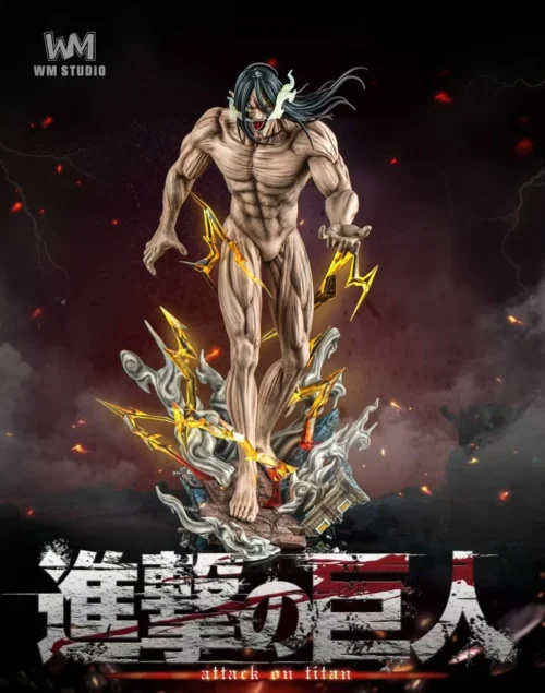 Eren Yeager with LED - Attack On Titan Resin Statue - WM Studios - Image 1