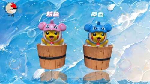 Bathing Lapras Cosplay Pikachu - Pokemon Resin Statue - PoKe Studio - Image 1