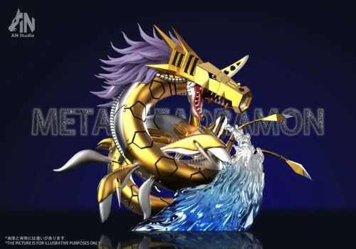 Dark Masters MetalSeadramon - Digimon Resin Statue - An-Studios - Image 1