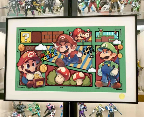 Manga Mario Decorative Painting - Super Mario - Xingkong Studio - Image 2