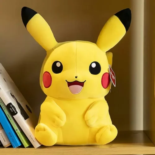 Licensed Laughing Pikachu Super Soft Short Plush Doll - Free Shipping - Pokemon [In Stock] - Image 2