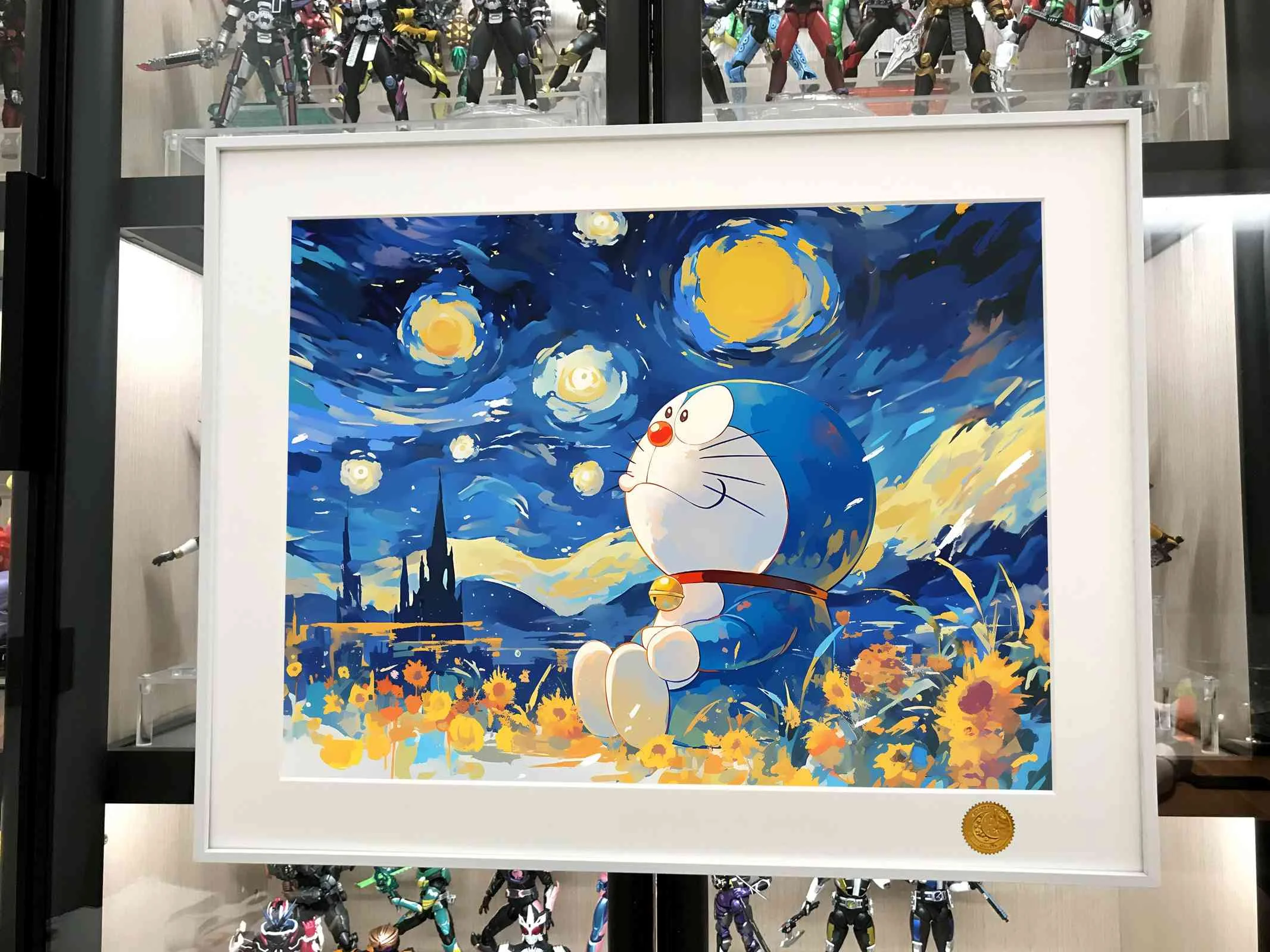 The Starry Night Doraemon Decorative Painting - Doraemon - Xingkong Studio - Image 2