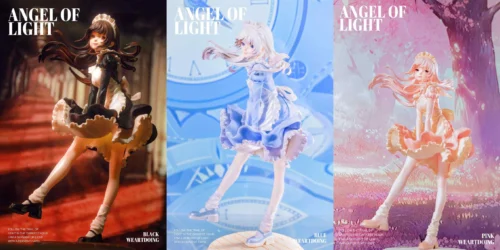 Angel of Light with LED - Original Design Resin Statue - WeArtDoing - Image 1