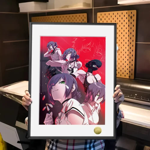 A3 & 4K Size Good-Looking Reze Decorative Painting - Chainsaw Man Decoration Painting - HuangGua Studio