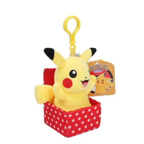 Licensed Pikachu in Giftbox Super Soft Short Plush Doll Charms - Free Shipping - Pokemon [In Stock] - Image 2