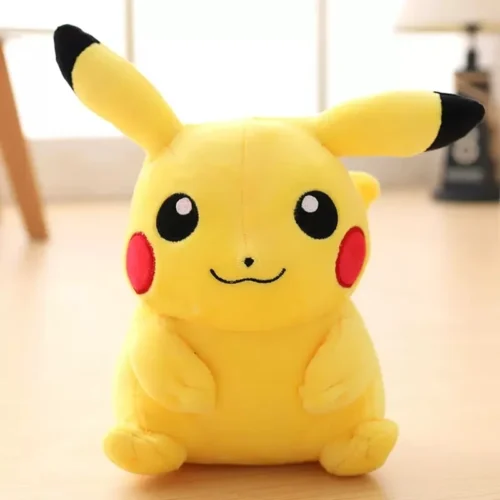 Licensed Smiling Pikachu Super Soft Short Plush Doll - Free Shipping - Pokemon [In Stock] - Image 2