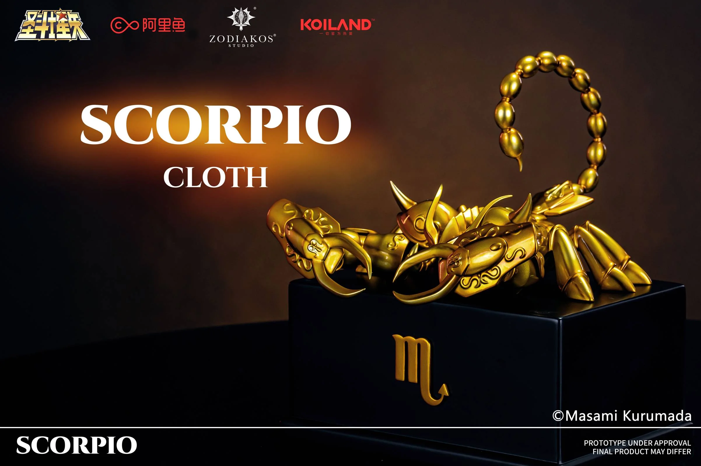 1/6 Scale Licensed Scorpio Cloth - Saint Seiya Resin Statue - Zodiakos Studios - Image 2