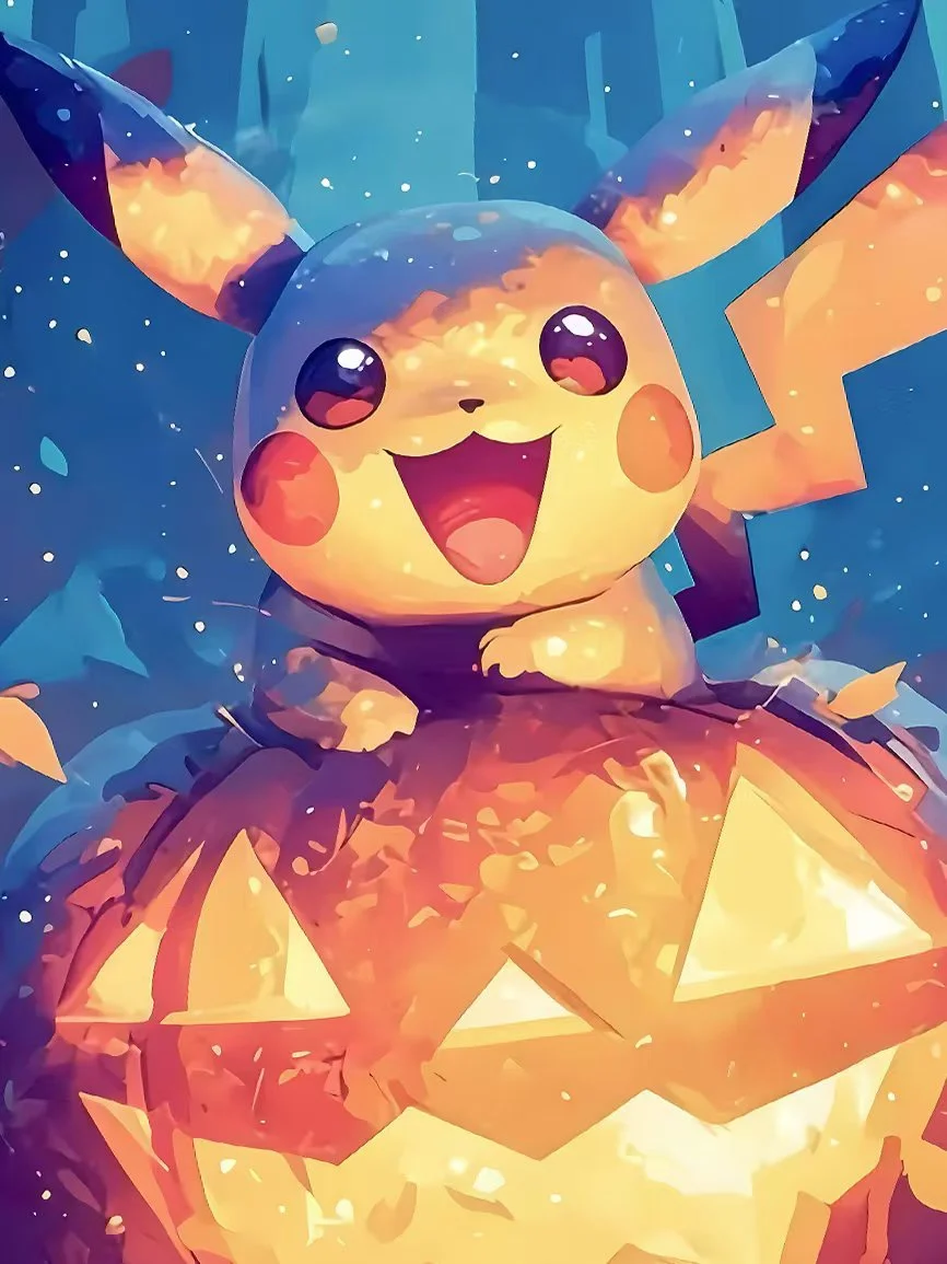 Halloween Pikachu Decorative Painting - Pokemon - Xingkong Studio - Image 3