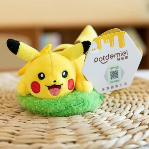 Licensed Grassland Ver. Pikachu 2.0 Super Soft Short Plush Doll Charms - Free Shipping - Pokemon [In Stock] - Image 1