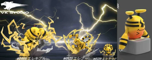 1/20 Scale World Zukan Evolution of Electivire Set - Pokemon Resin Statue - VK Studio - Image 1