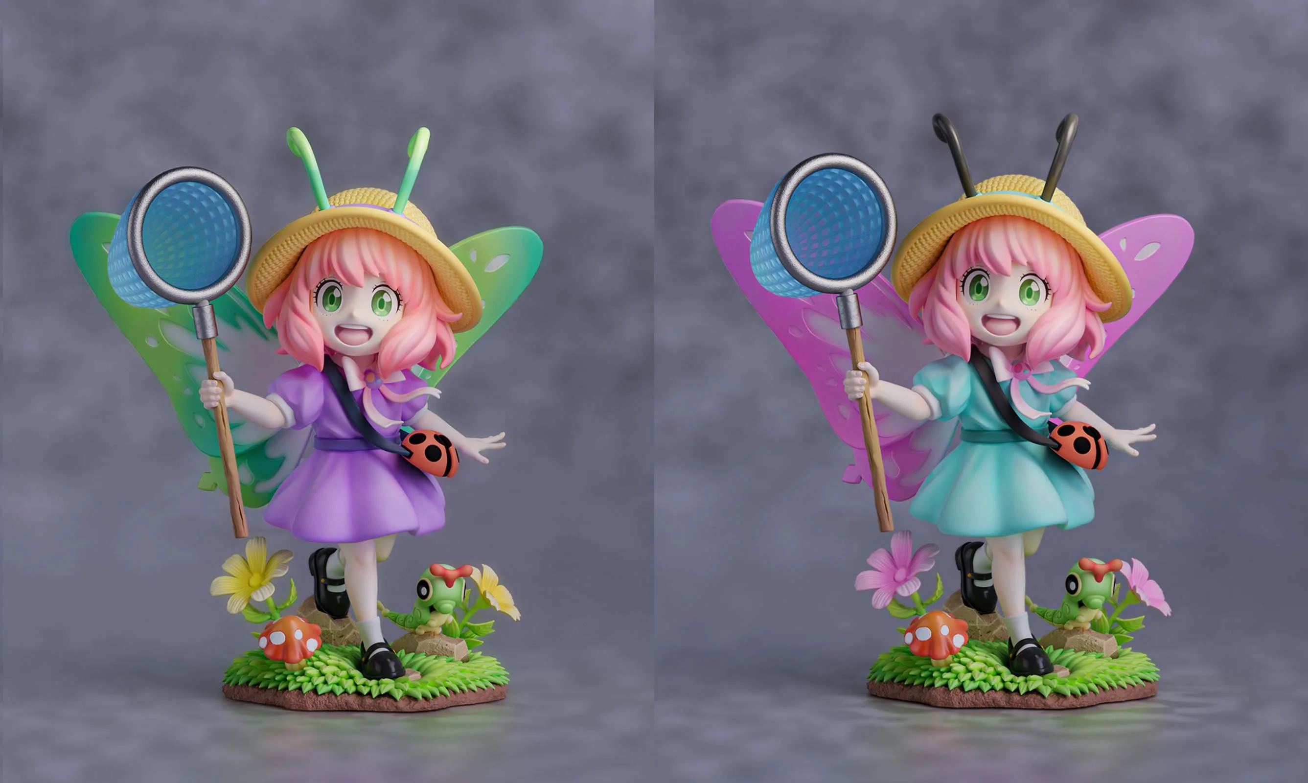 Butterfree Cosplay Anya Forger - Pokemon SPY X FAMILY Resin Statue - Come On Studio - Image 1