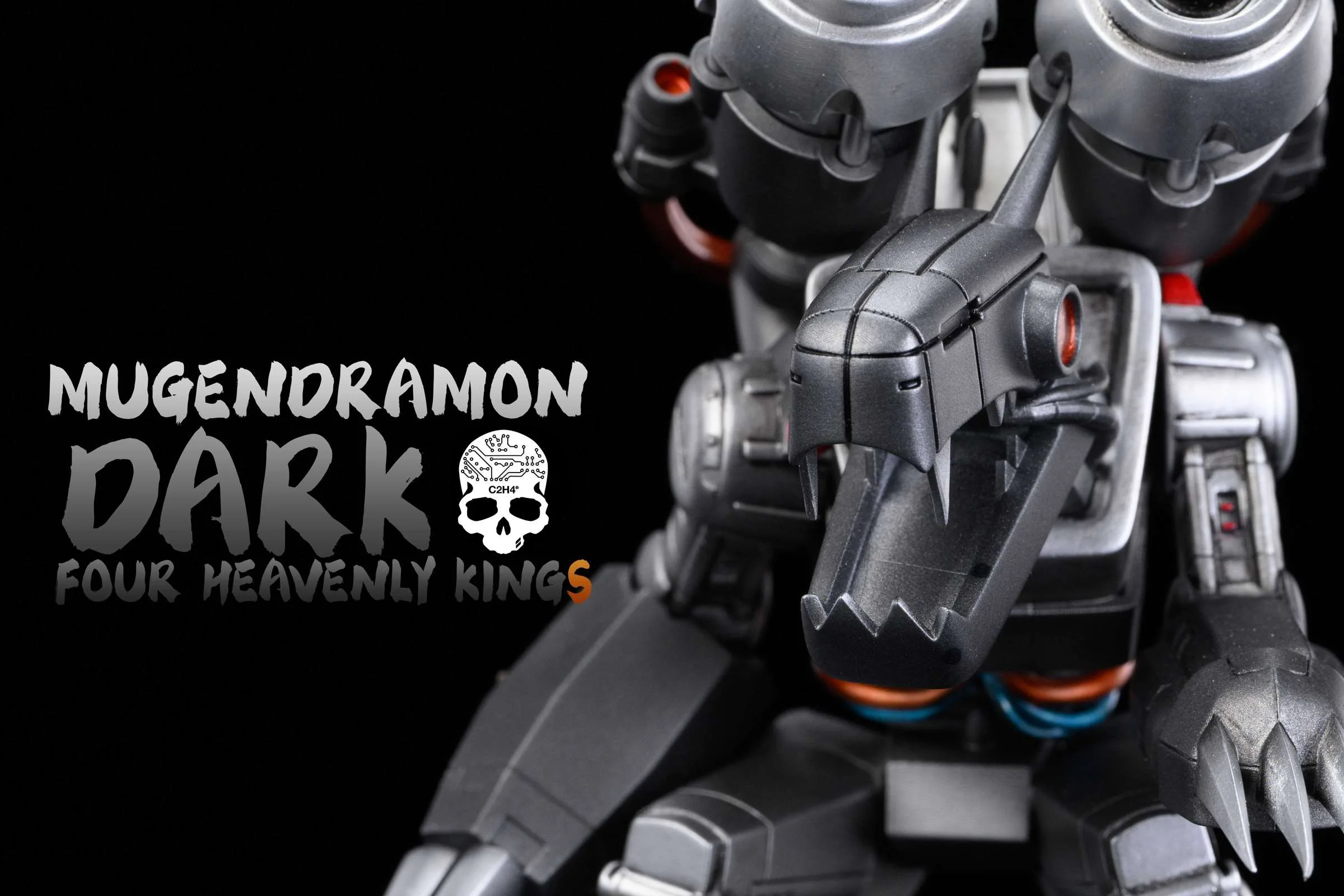 WCF Scale Dark Four Heavenly Kings Series 002 Mugendramon & Metal Seadramon - Digimon Resin Statue - LeaGue Studios - Image 2